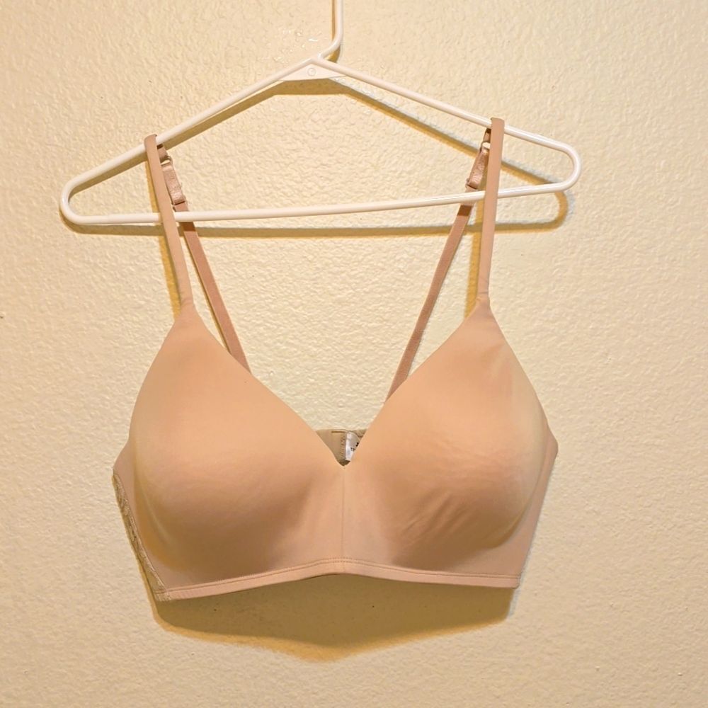 Title Nine Cuz She Says So Underwire Bra Latte Nude Beige Size 40C